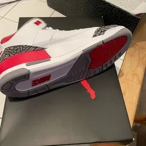 JORDAN RETRO 3 FIRE RED NEW NEVER WORN IN BOX Jordan | Shoes | Jordan Retro 3 Fire Red New Never Worn In  main image 4